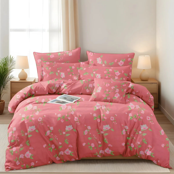LEAFY COMFORTER SET- 7 PCS