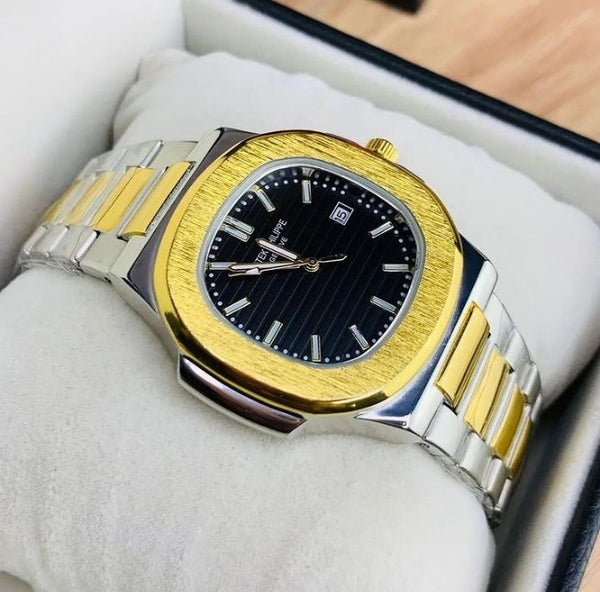 The Patek-Inspired Two-Tone Icon: Gold & Steel Luxury Timepiece